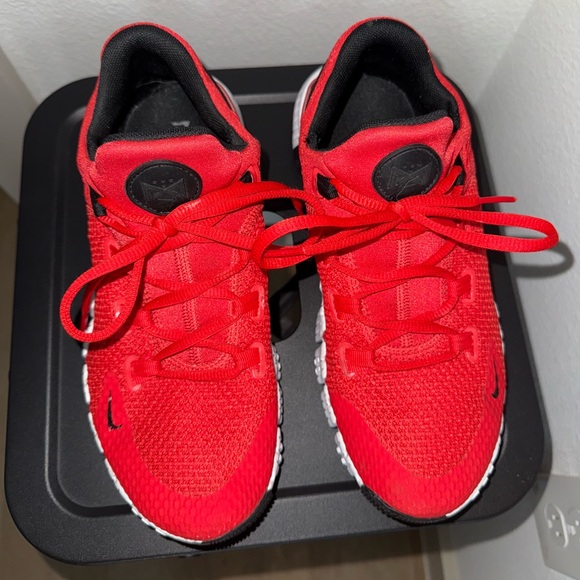Red Nike Metcon Athletic Sneakers - Picture 2 of 3